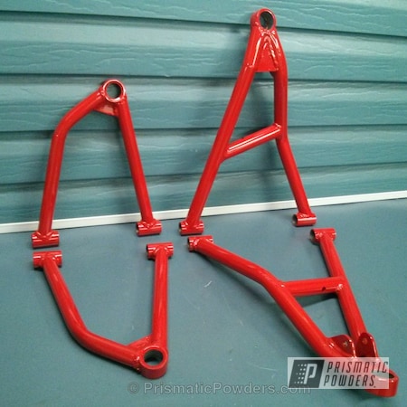 Powder Coating: Astatic Red PSS-1738,Orange Glow PSS-2876,Snowmobile Front Arms,Shocker Yellow PPS-4765,ATV