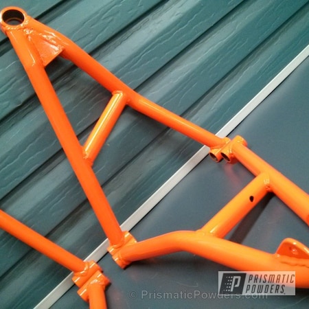 Powder Coating: Astatic Red PSS-1738,Orange Glow PSS-2876,Snowmobile Front Arms,Shocker Yellow PPS-4765,ATV