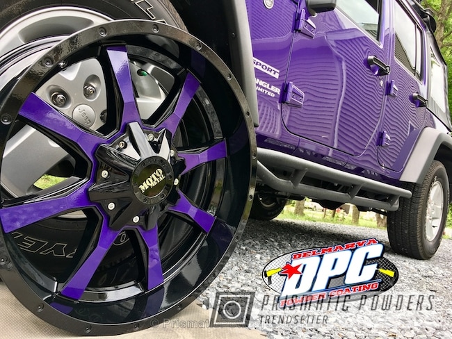 Powder Coating: Ink Black PSS-0106,Clear Top Coat,Custom Jeep Wheels,Clear Vision PPS-2974,Three Powder Application,Moto Metal,Off-Road,Wheels,Two Tone