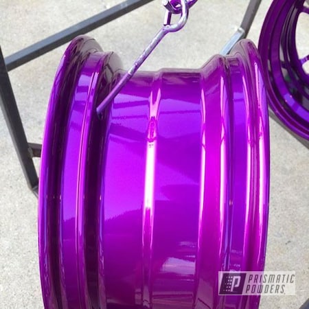 Powder Coating: Custom,powder coating,Purple,Clear Vision PPS-2974,Prismatic Powders,Illusion Violet PSS-4514,powder coated,Wheels