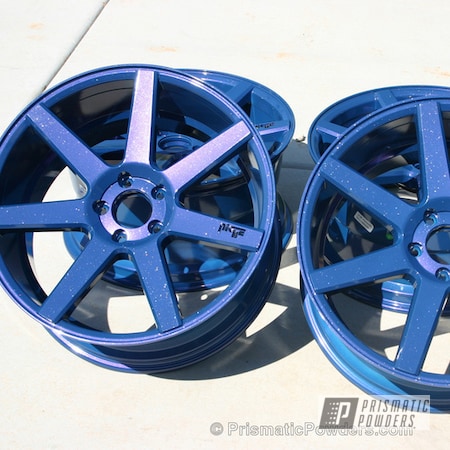 Powder Coating: Wheels,Blue wheels,Silver Sparkle PPB-4727,Blueberry Red PMB-2399,Custom Wheels,Ink Black PSS-0106,powder coating,Powder Coated Wheels,powder coated,Prismatic Powders