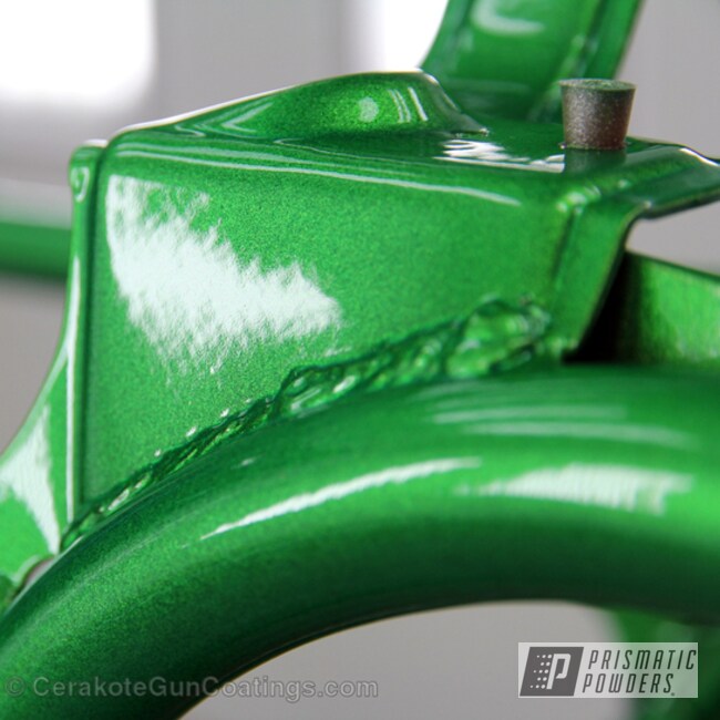 Illusion Lime Time with Clear Vision Top Coat | Gallery Project | Prismatic  Powders