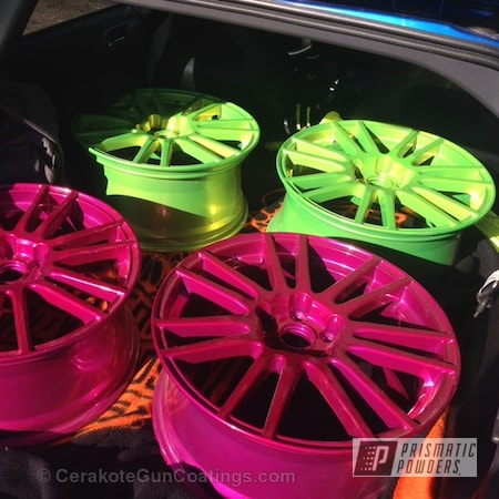 Powder Coating: SUMMER PUNCH UPB-1759,Four Rims Two Colors,Wheels