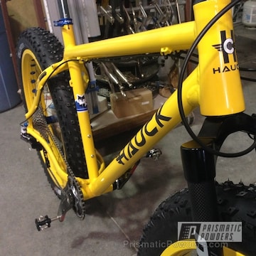 Custom Bicycle In Racey Yellow