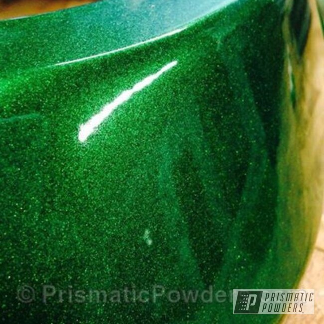 ILLUSION GREEN Powder Coating Color | PMS-4516 | Prismatic Powders