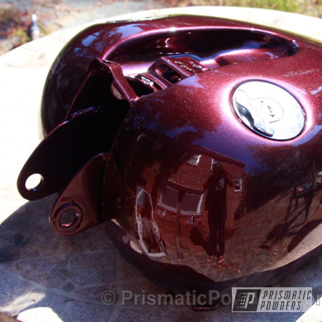 Misty Black Cherry with Clear Vision Top Coat | Powder Coating Gallery