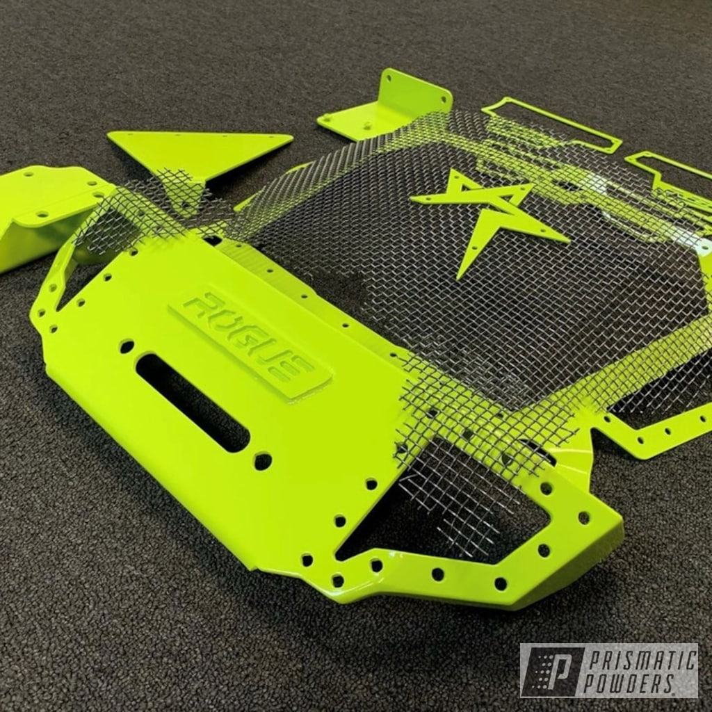 Polaris Rzr Grille In Kingsport Grey Prismatic Powders