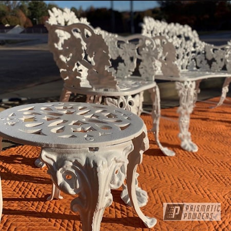Powder Coating: Decorative Furniture,Outdoor,patio,Patio Furniture,Chairs,Vintage Lawn Furniture,lawn furniture,Outdoor Furniture,Furniture,Box White PSS-4320