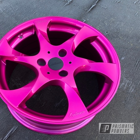 Powder Coating: Wheels,Automotive,Alloy Wheels,Clear Vision PPS-2974,Rims,Illusion Pink PMB-10046