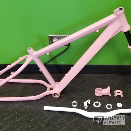Powder Coating: Bicycles,Pretty Pink PSS-4479,Bicycle Frame