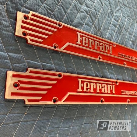Powder Coating: Racer Red PSS-5649,Automotive,Ferrari,Custom Emblems