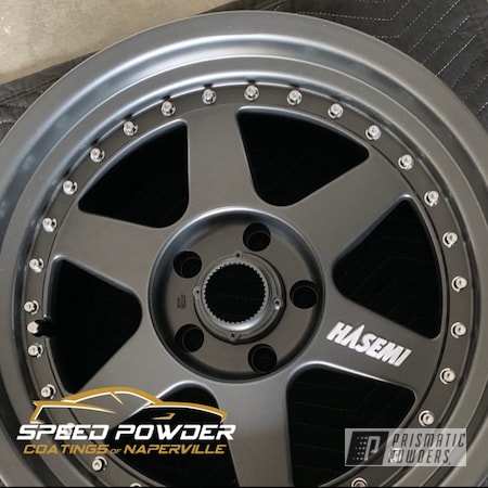 Powder Coating: Wheels,Automotive,Evo Grey PMB-5969,2 Piece Wheels,SSR Hasemi