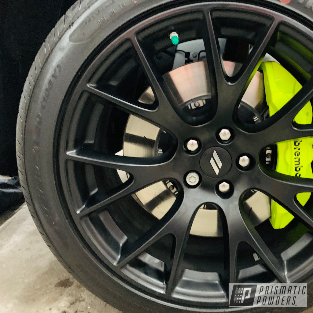 6 And 4 Piston Brembo Calipers Finished In Neon Yellow And