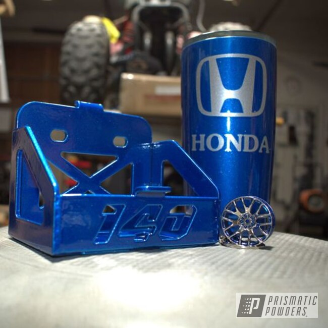 Powder Coated Blue Honda Atc70 Parts