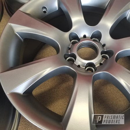 Powder Coating: 18" Aluminum Wheels,Aluminium Rims,Evo Grey PMB-5969,18",Automotive,Wheels