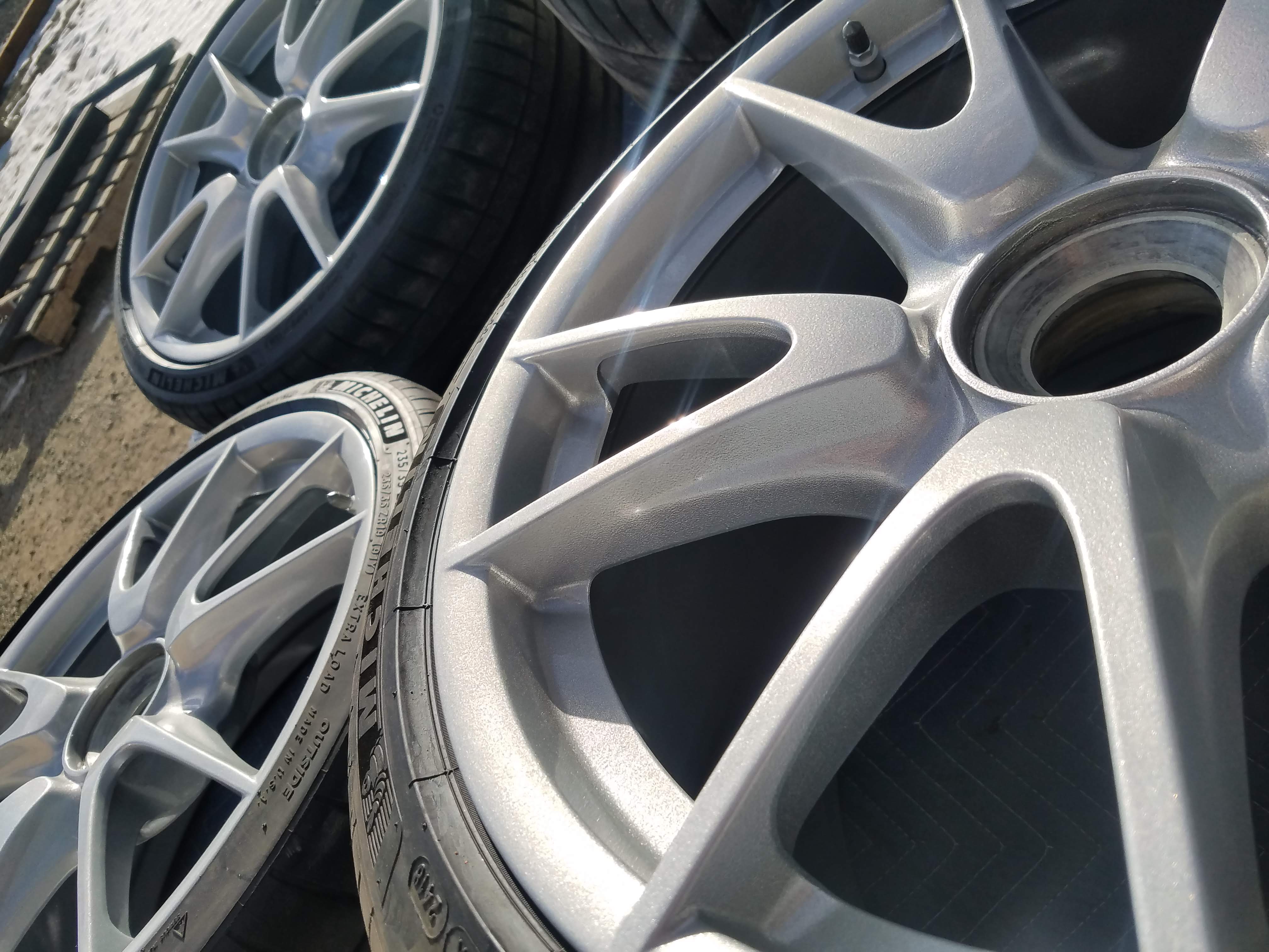 Rockin Rims in Clear Vision and Silver Oar | Prismatic Powders