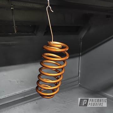 Powder Coated Powder Coated Copper Car Coil Spring