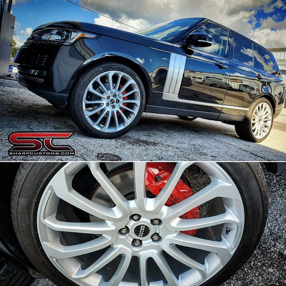 Range Rover Wheels with Bmw Silver | Prismatic Powders