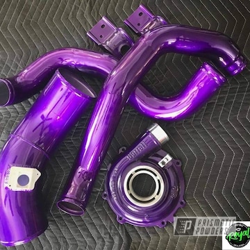 Powder Coated Purple Turbo Parts