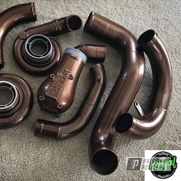 Powder Coated Copper Banks Intake And Turbo Parts