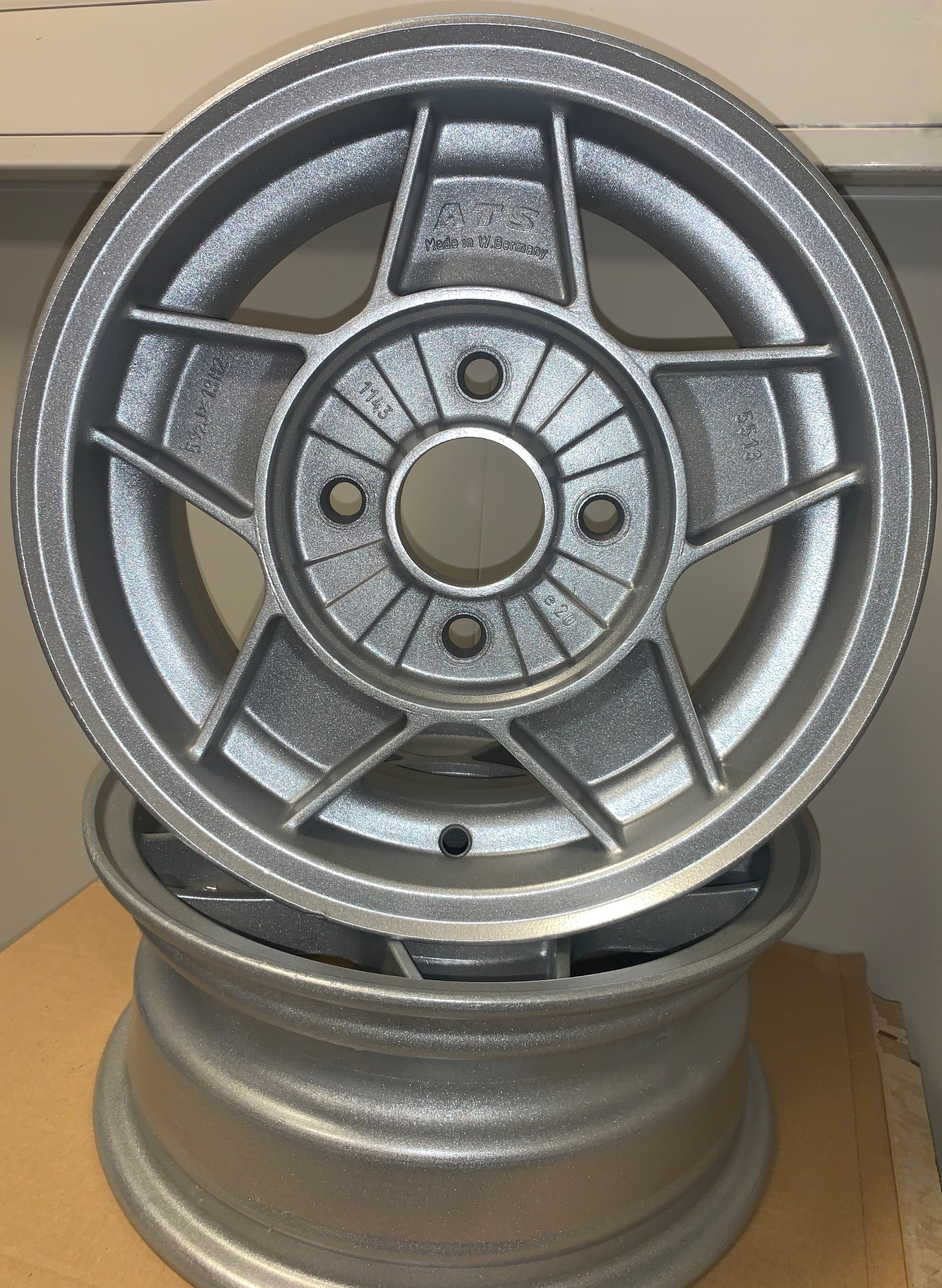 Custom Rims For Starlet Toyota Starlet Rims finished in Silver Metallic II | Prismatic Powders