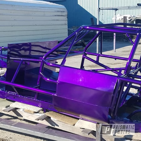 Powder Coating: Illusion Powder Coating,Race Car Chassis,Clear Vision PPS-2974,Illusion Purple PSB-4629,Racing,Automotive