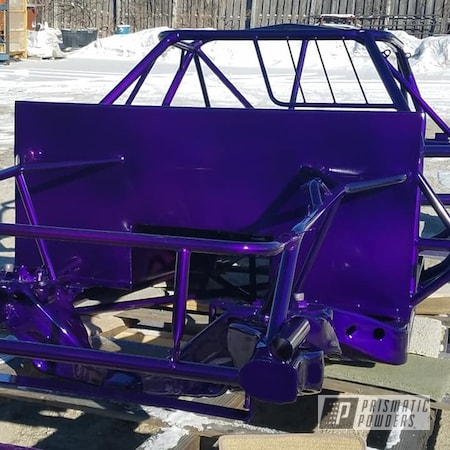 Powder Coating: Illusion Purple PSB-4629,Automotive,Illusion Powder Coating,Clear Vision PPS-2974,Racing,Race Car Chassis