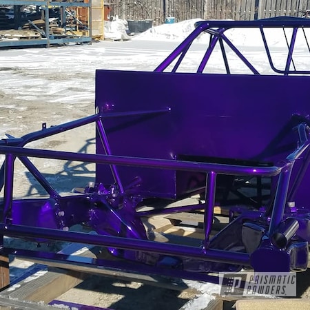 Powder Coating: Illusion Purple PSB-4629,Automotive,Illusion Powder Coating,Clear Vision PPS-2974,Racing,Race Car Chassis