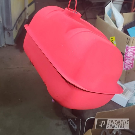 Powder Coating: Scooter,Astatic Red PSS-1738,Refinish,Automotive