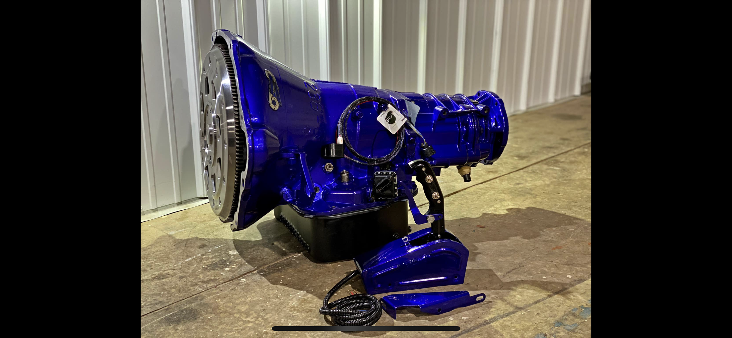 Custom Engine Parts in Bentley Blue and Super Chrome | Prismatic Powders