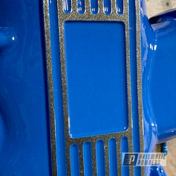 Powder Coated Blue Ford Mustang Intake Manifold
