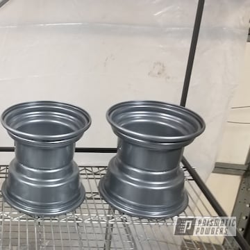 Powder Coated Grey Atv Wheels