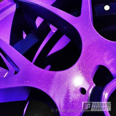 Powder Coating: Custom,powder coating,Chameleon Violet PPB-5731,Megan's Purple Avante Guard Wheels,Purple wheels,Prismatic Powders,Sinbad Purple PSS-1676,powder coated,Wheels