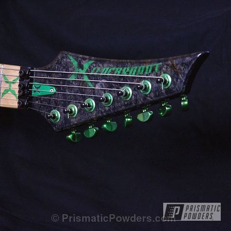 Powder Coating: Custom Hadubrand Guitar,7-String,Art,Rancher Green PPB-6935,Miscellaneous