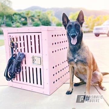 Pink Tnc Fabricating Soft Pink Dog Crate