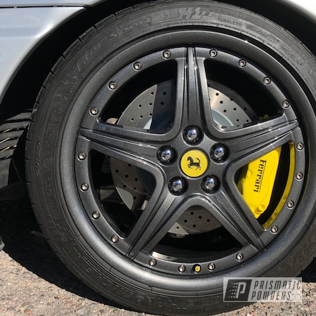 Powder Coating: Automotive,Ferrari,Kingsport Grey PMB-5027,Wheels