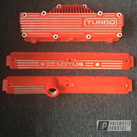 Powder Coating: Stark Orange Texture PTB-8141,Engine Parts,Automotive