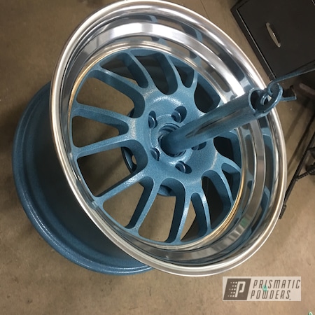 Powder Coating: 18” Wheels,18",Automotive,Baja Blue PVB-10157,Audi,Wheels