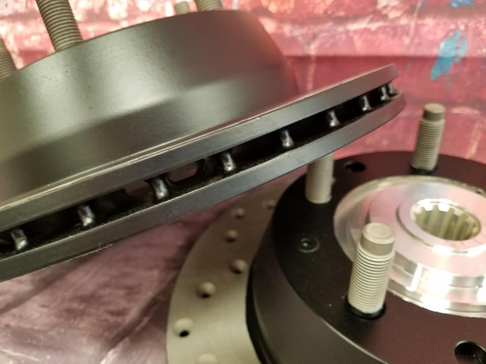 Powder Coating Brakes Rotor Brake Rotors in Black Jack | Prismatic Powders