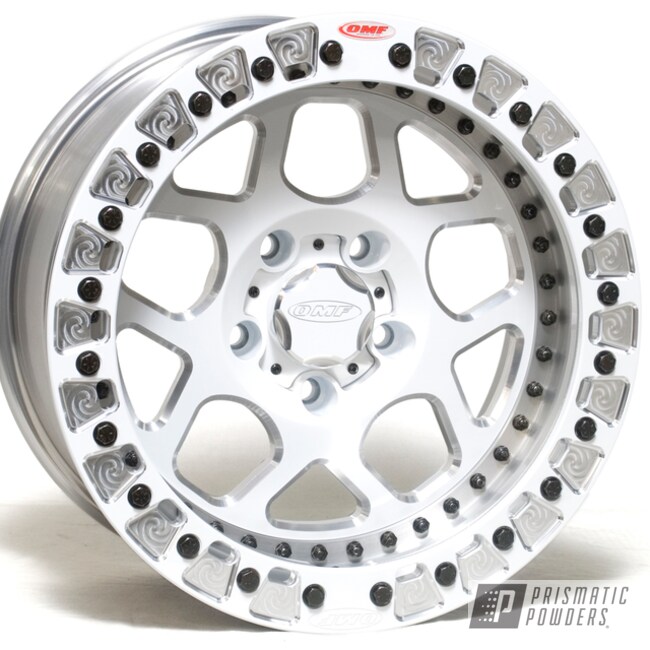 Powder Coated 17 Inch 3 Piece Wheel In Pps-2974 And Pss-5053