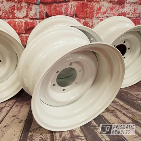 Powder Coating: Gloss White PSS-5690,Steel Wheels,15" Steel Wheels,15" Wheel,Automotive,Wheels