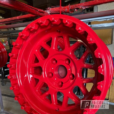 Powder Coating: Passion Red PSS-4783,Alloy Wheels,Automotive,Wheels
