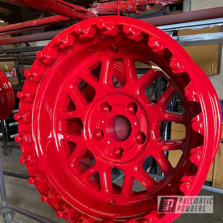 Powder Coating: Passion Red PSS-4783,Alloy Wheels,Automotive,Wheels