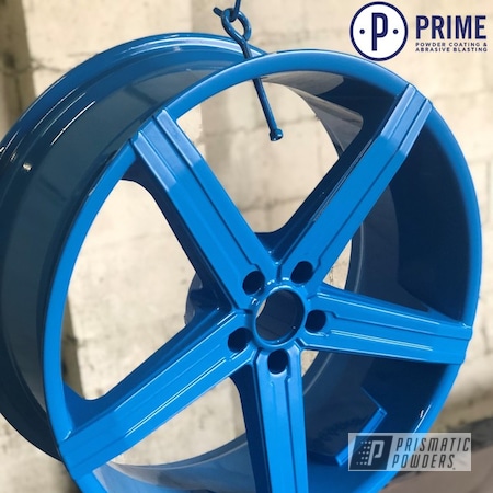 Powder Coating: Playboy Blue PSS-1715,Automotive,Wheels