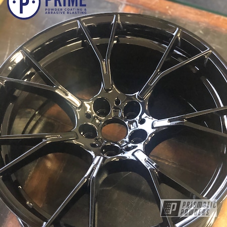 Powder Coating: Wheels,Automotive,Ink Black PSS-0106