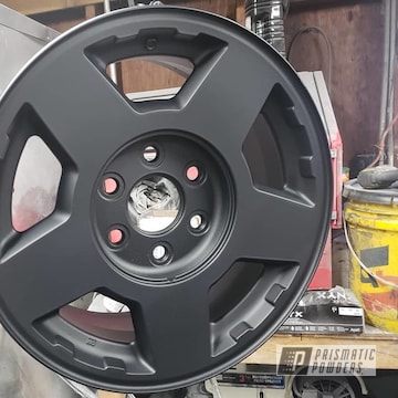 Powder Coated Black 15 Inch Chevy Tahoe Wheels