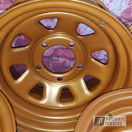 Powder Coating: Steel Wheels,15" Steel Wheels,15" Wheels,Coppersun PPB-2823,Automotive Rims,Automotive,Wheels