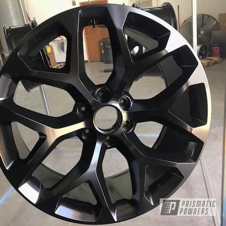 Powder Coating: Silk Satin Black HSS-1336,Automotive,Wheels