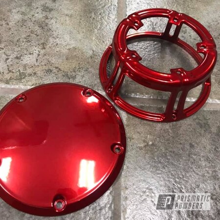 Powder Coating: Clear Vision PPS-2974,SUPER CHROME USS-4482,LOLLYPOP RED UPS-1506,Automotive,Custom Parts