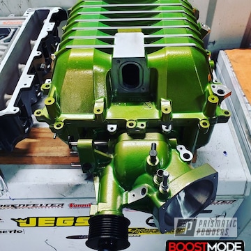 Powder Coated Green Lsa Supercharger